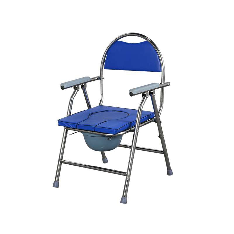 Chaise avec Toilette Bleu Fix Matelassé