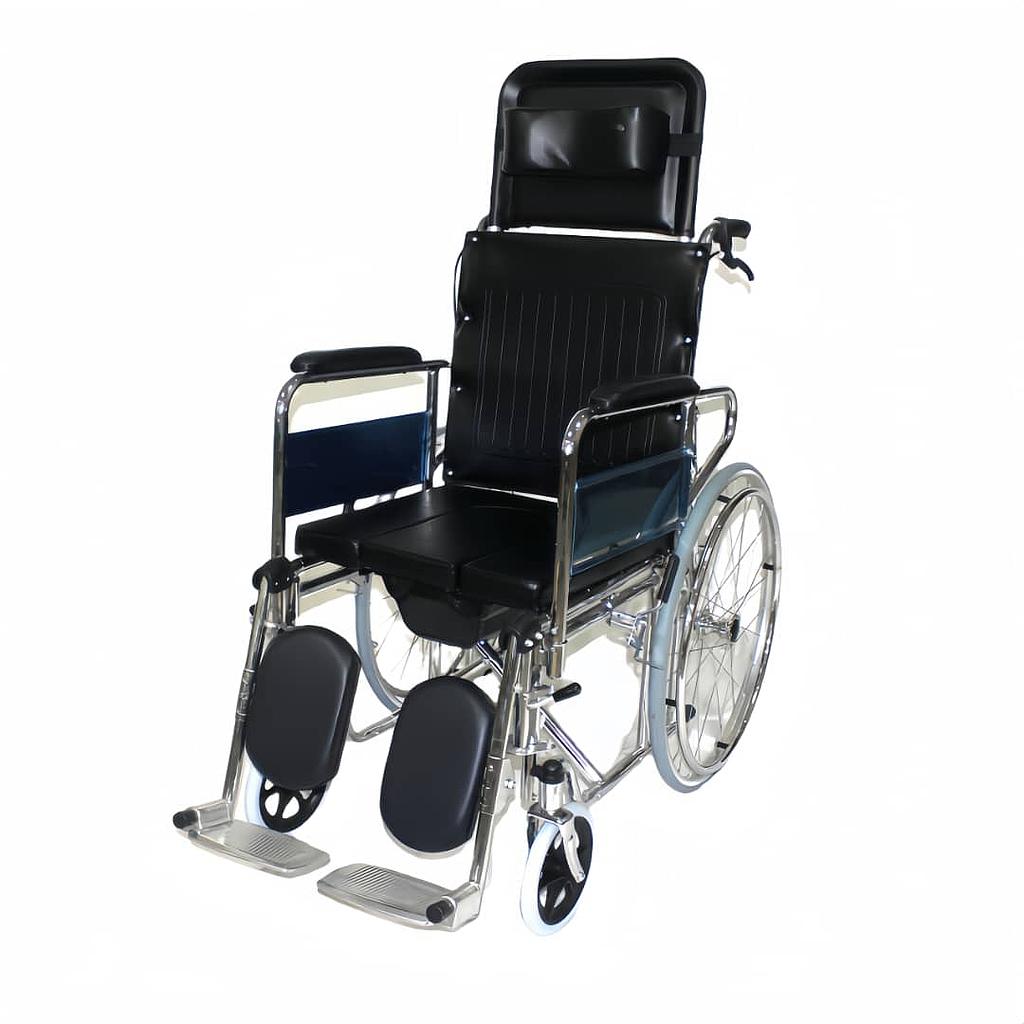 Chaise roulante confort avec table à manger FC608